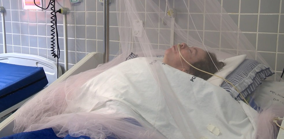 Paciente Clarinha, que ficou por 24 internada em coma em Vitória, Espírito Santo — Foto: Ricardo Medeiros/Rede Gazeta