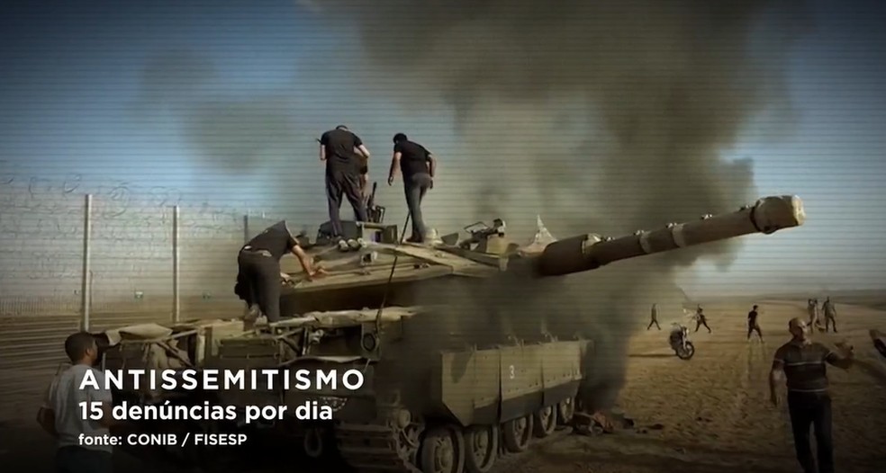 Entidades judaicas relatam aumento do antissemitismo no Brasil. — Foto: TV Globo/Reprodução