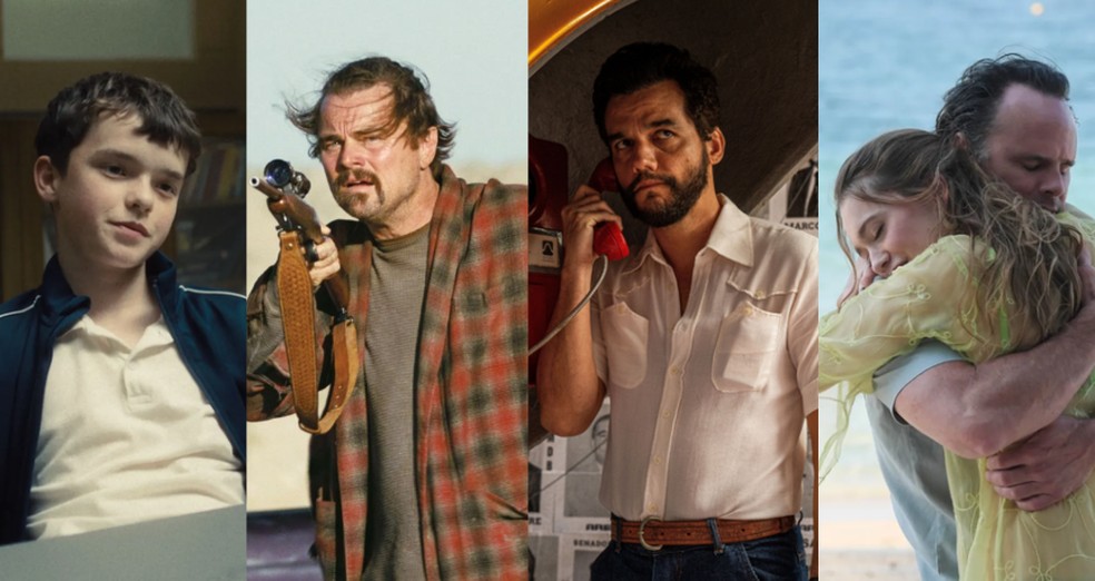 'Adolescência', 'Uma Batalha Após a Outra', 'O Agente Secreto' e 'White Lotus' estão entre indicados ao Globo de Ouro 2026 — Foto: Reprodução