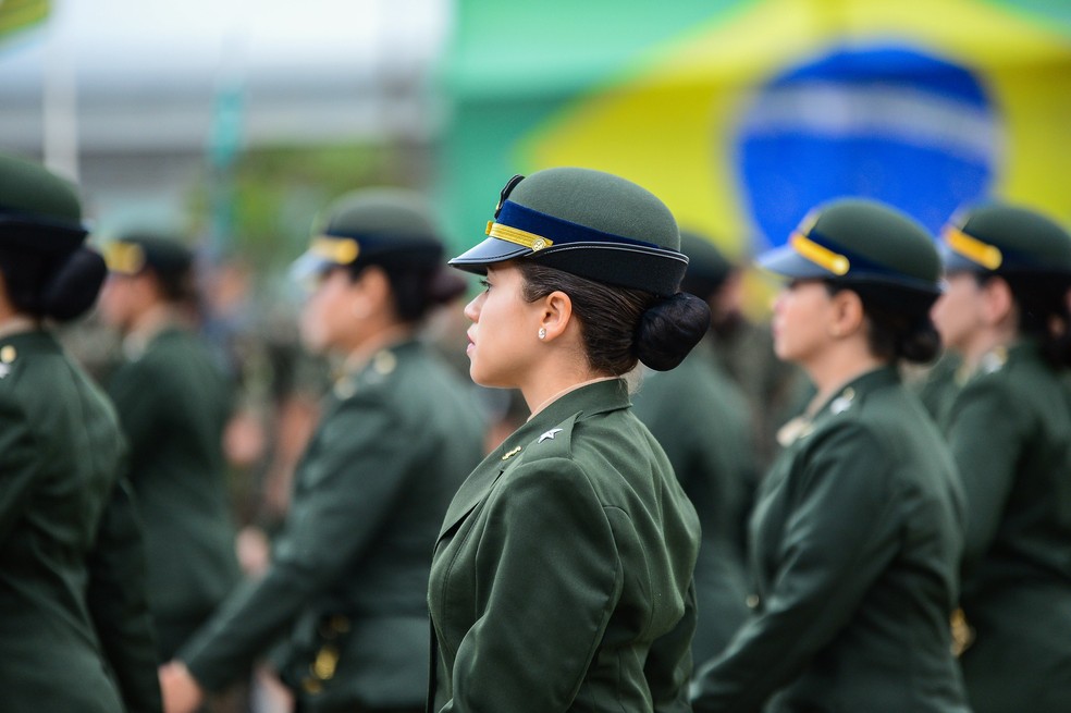 Alistamento militar feminino terá inscrições a partir de 1º de janeiro — Foto: Exército Brasileiro/Divulgação