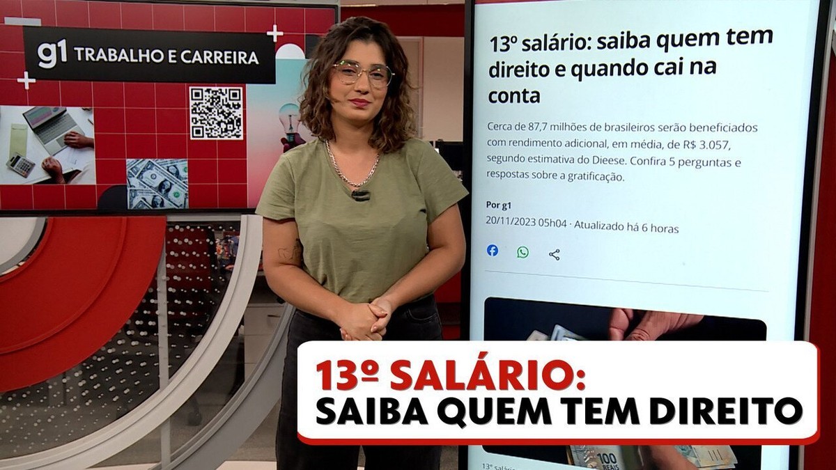 Prazo para pagamento da 2ª parcela do 13º salário termina nesta quarta-feira; veja o que fazer se você não receber 