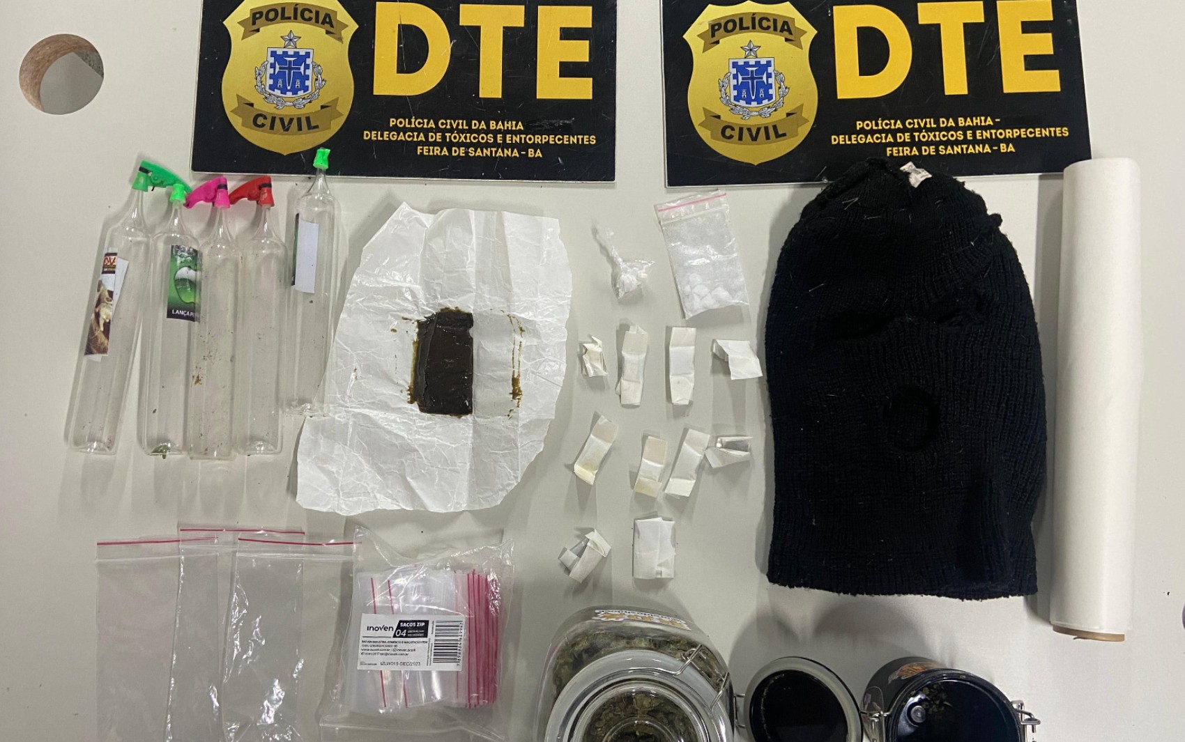 Homem é preso com 'ice' em Feira de Santana; substância é apontada como droga 'de playboy'