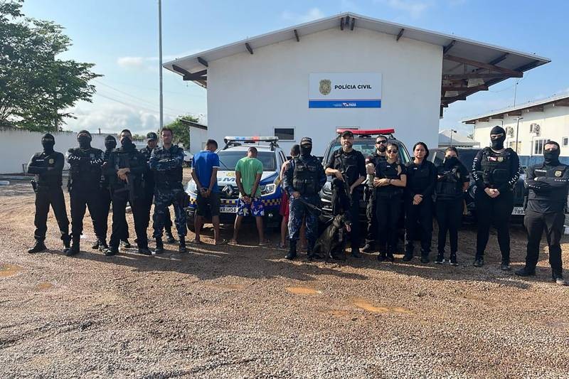 Polícia prende oito pessoas por tráfico de drogas no Pará