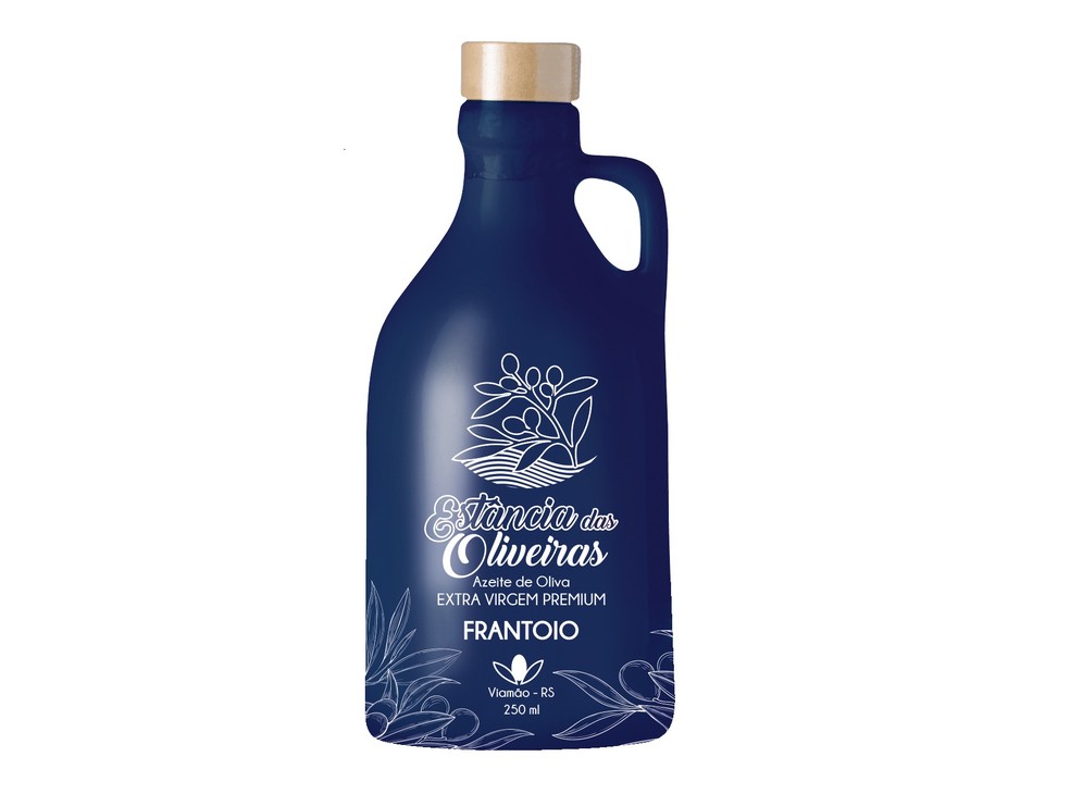 Azeite Frantoio, da fazenda Estância das Oliveiras, conseguiu tirar nota 100 na European International Olive Oil Competition (EIOOC) 2026. — Foto: Divulgação