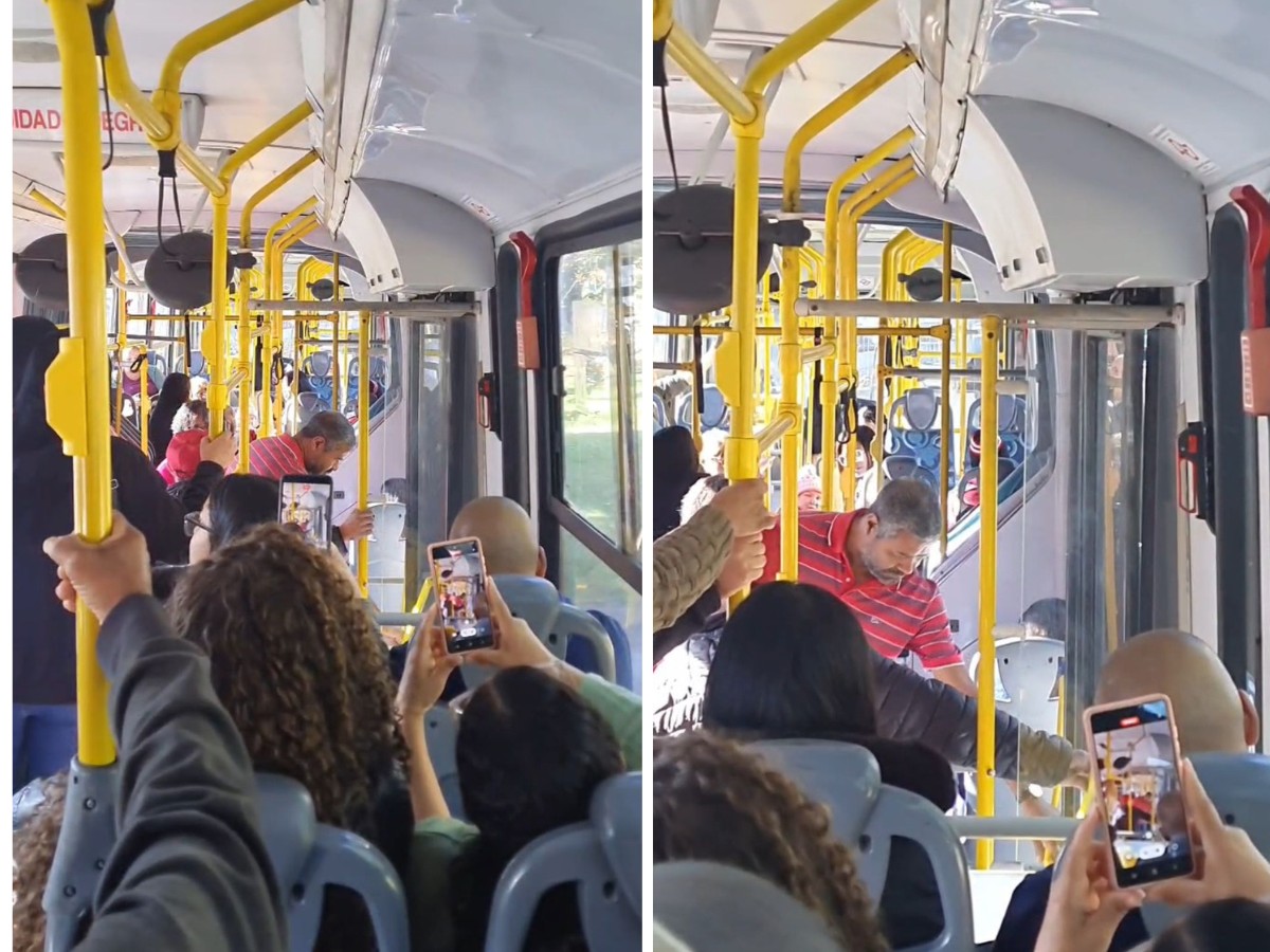 VÍDEO: Pane eletrônica deixa passageiros presos por 40 minutos dentro de ônibus em Campinas