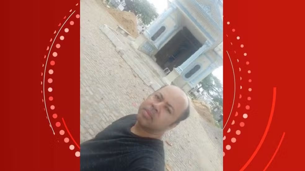 Albino costumava tirar fotos nos túmulos das vítimas dentro de cemitérios em Maceió — Foto: Arquivo pessoal