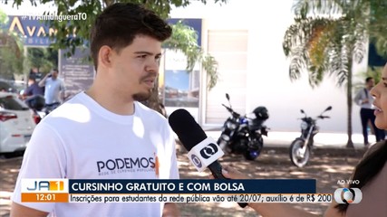 Cursos de qualificação com ajuda de custo de R$200 são ofertados gratuitamente em Palmas