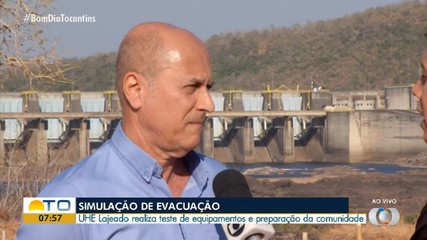 Usina hidrelétrica realiza teste de equipamentos e preparação da comunidade em Lajeado