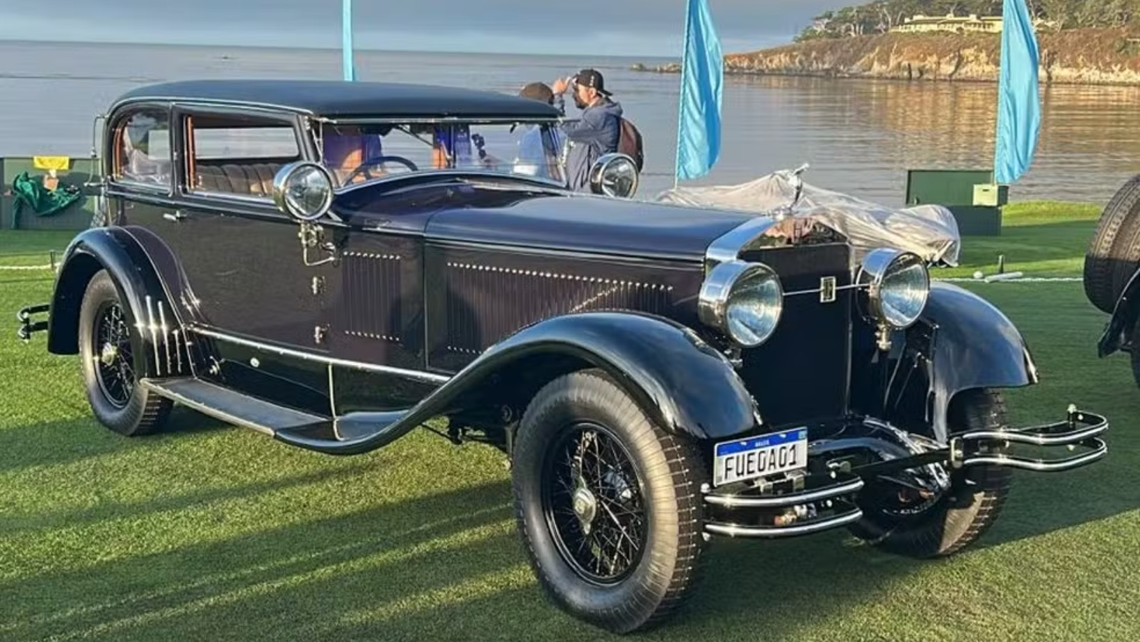 Carro que pertenceu a aviador histórico do Brasil é eleito o mais luxuoso em concurso internacional de antigomobilismo
