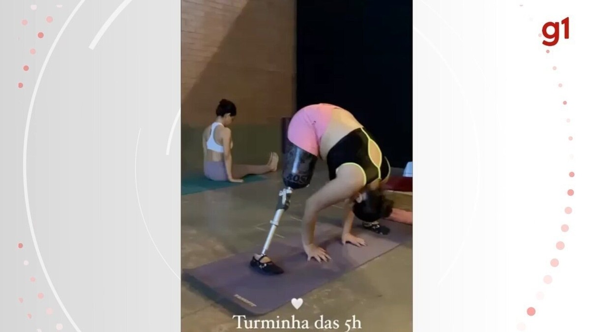 G1 - Bailarina com perna amputada volta a dançar balé após prótese inédita  - notícias em Campinas e Região