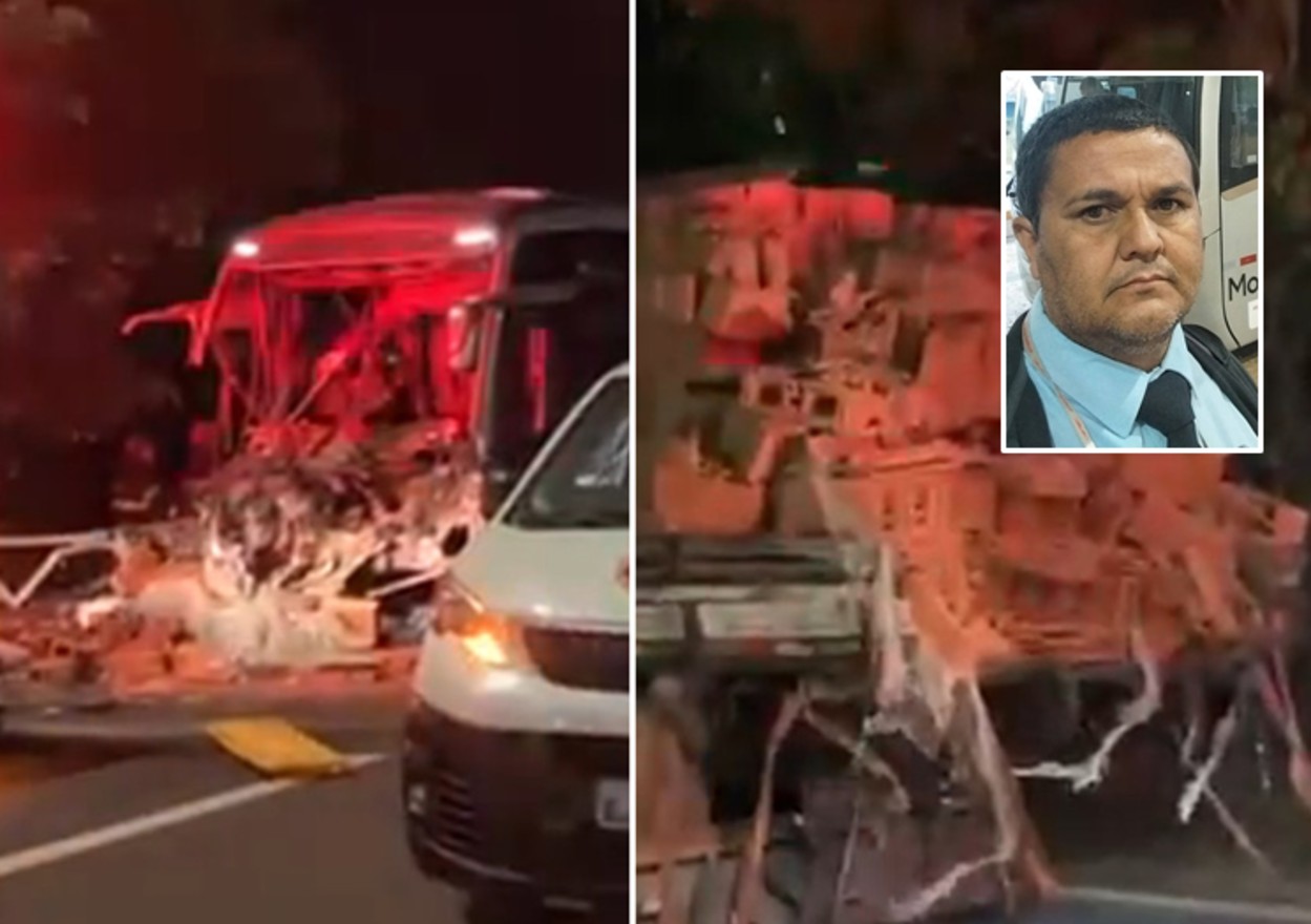 Grave acidente mata motorista de ônibus e fere 12 passageiros em rodovia no interior de SP