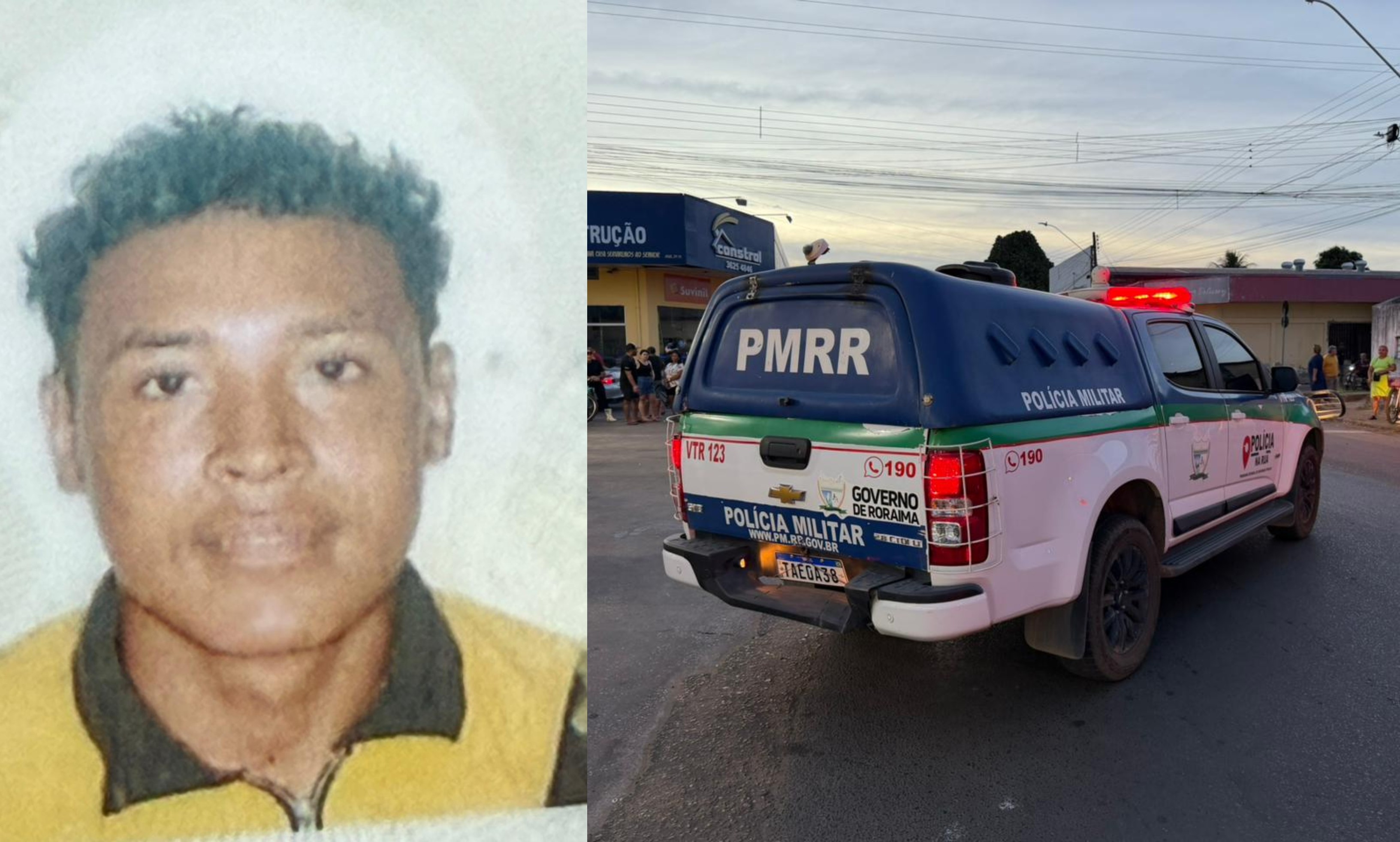 Jovem é assassinado a tiros em frente a supermercado em Boa Vista 
