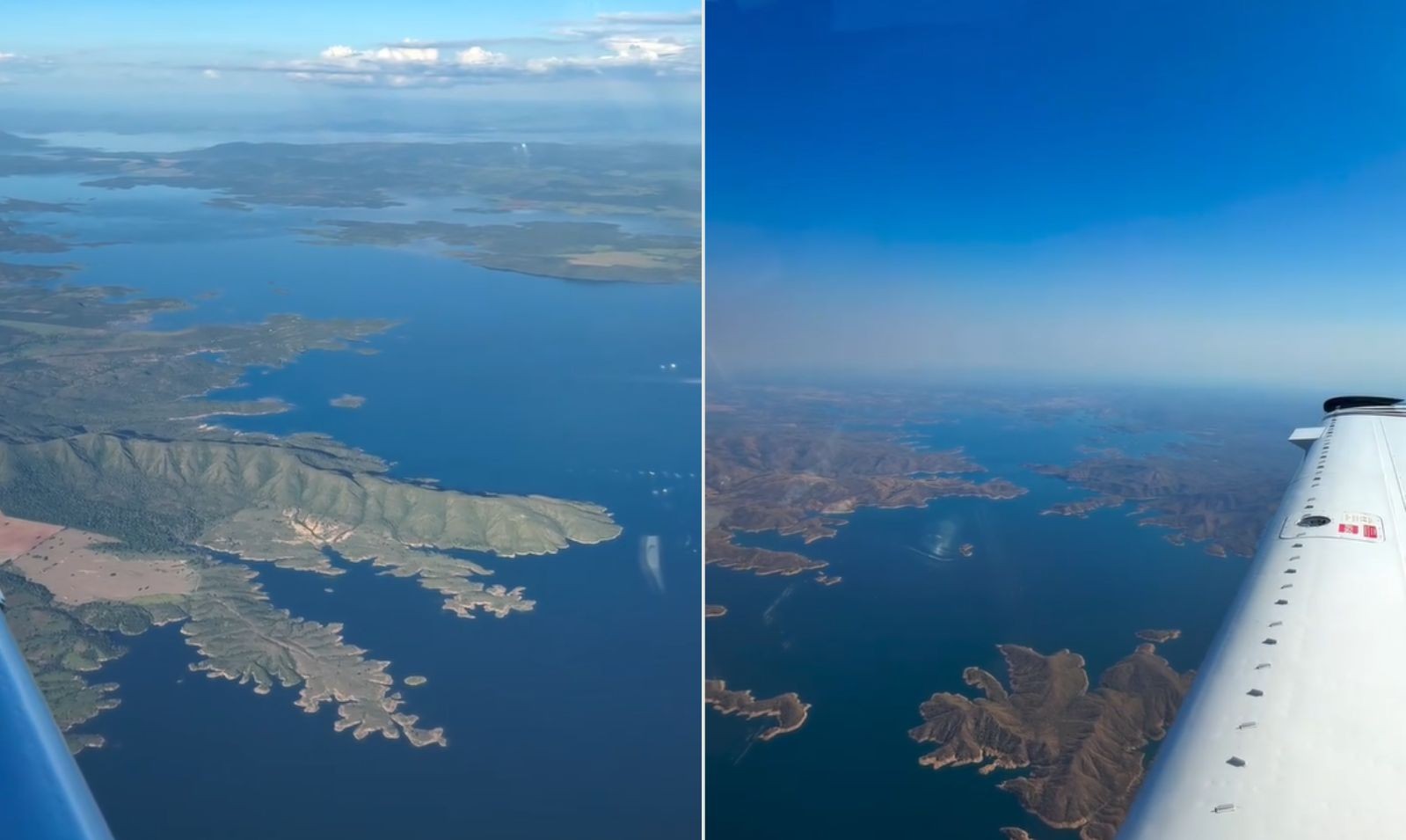 Imagens aéreas do Lago Serra da Mesa impressionam em Goiás: 'Lugar extraordinário’
