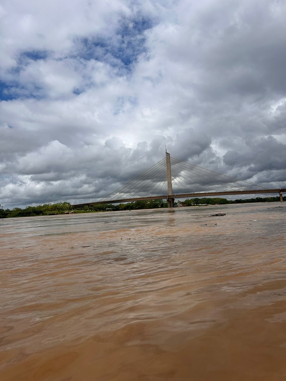 Rio Juruá em Cruzeiro do Sul transborda pela 4ª vez em 3 meses — Foto: Arquivo/Defesa Civil de Cruzeiro do Sul