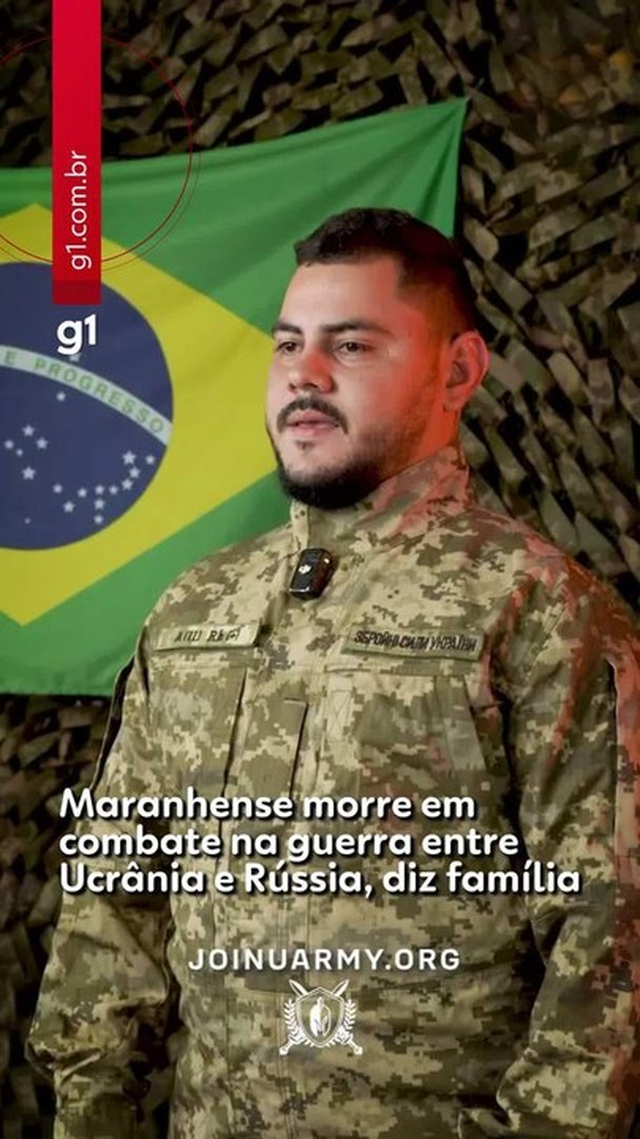 Maranhense morre em combate na guerra entre Ucrânia e Rússia, diz família