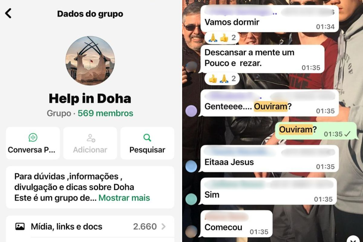 'Ouviram?': brasileiros no Catar usam grupo no WhatsApp para se ajudarem durante conflito no Oriente Médio 