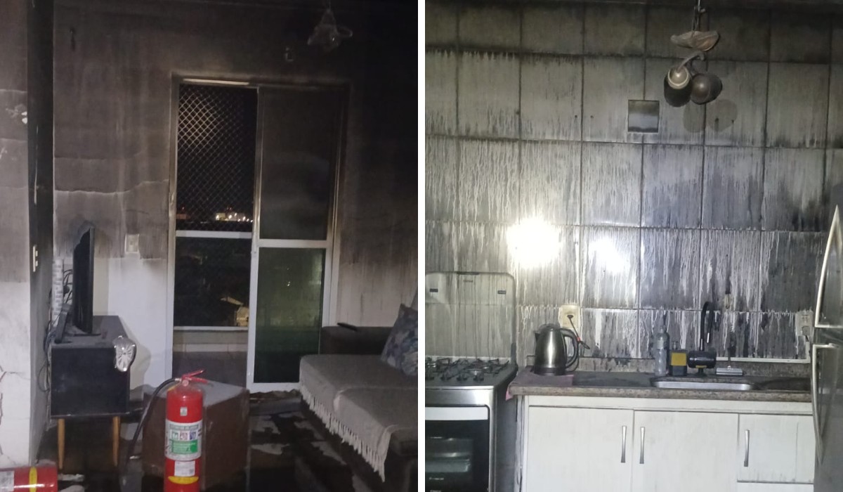 Moradores são evacuados de condomínio após incêndio em apartamento em Indaiatuba