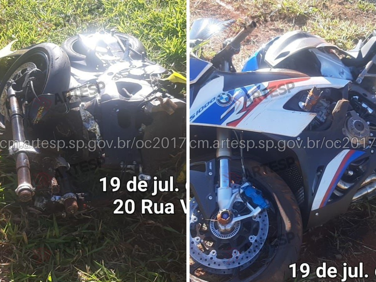 Acidente entre motos deixa vítima com fratura na Bandeirantes, em Cordeirópolis