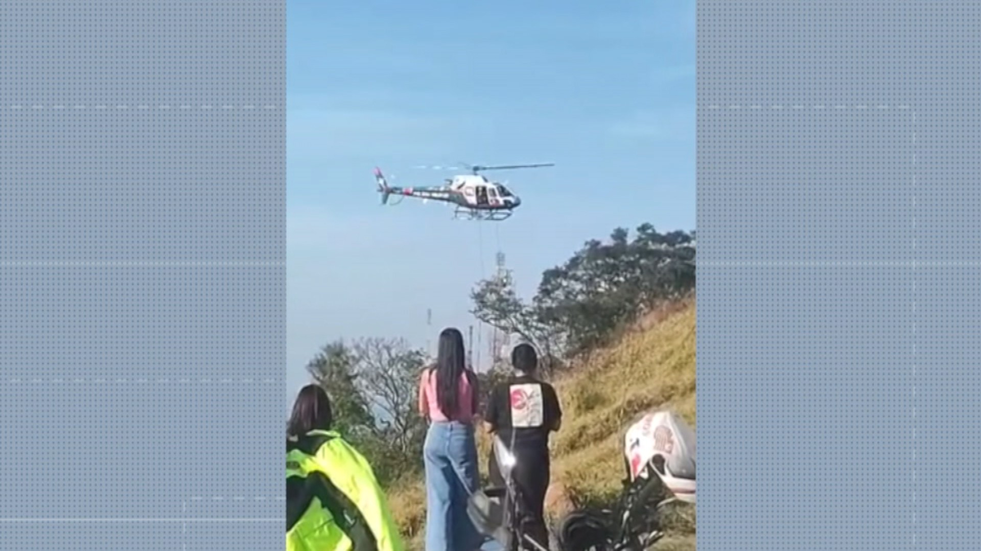 Paraquedista se fere após queda no Pico do Urubu em Mogi das Cruzes