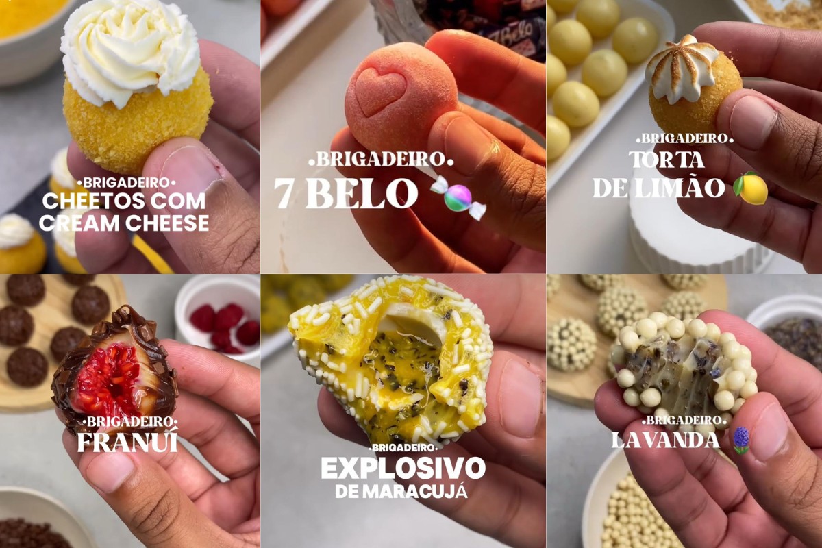 Camarão, carne seca e lavanda: confeiteiro faz sucesso com sabores inusitados de brigadeiros