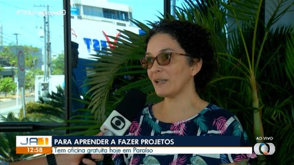 Oficina sobre desenvolvimento de projetos é ofertada gratuitamente em Paraíso
