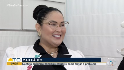 Dentista explica quais são as principais causas do mau hálito e como tratar esse problema