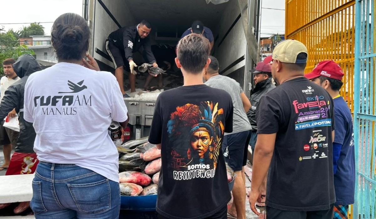 CUFA Amazonas distribui mais de 10 toneladas de peixe para famílias em situação de vulnerabilidade social de Manaus