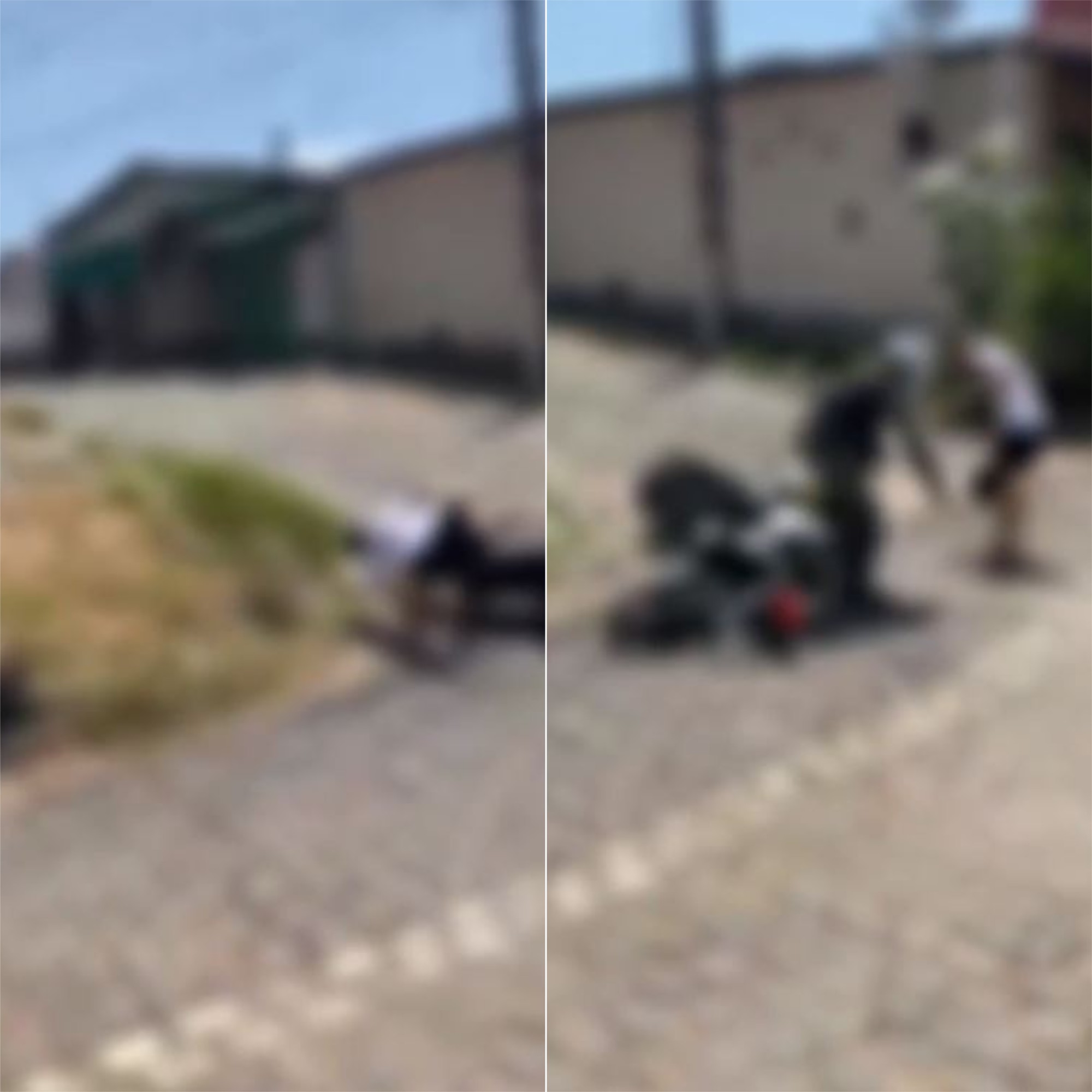 VÍDEO: Policial e motociclista caem de moto durante perseguição na Grande Natal; suspeito acaba preso