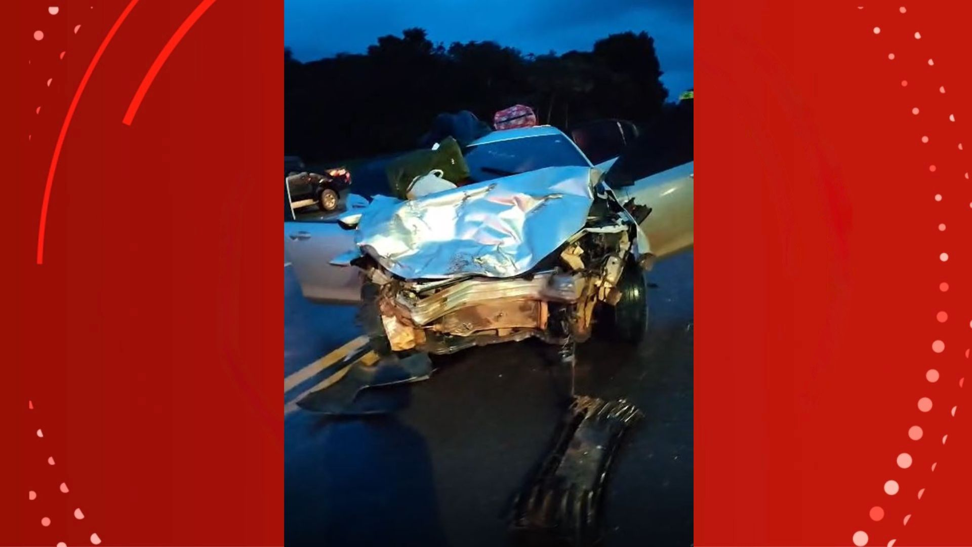 Acidente entre dois carros deixa feridos na BR-156, em Ferreira Gomes 