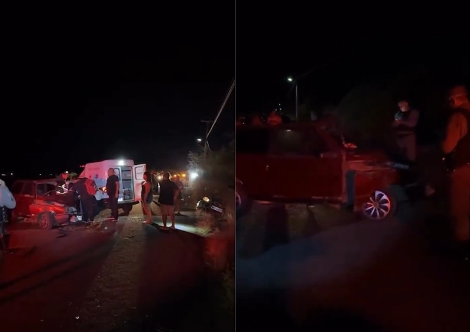 Homem morre e quatro pessoas ficam feridas após carros baterem de frente em Grossos, RN