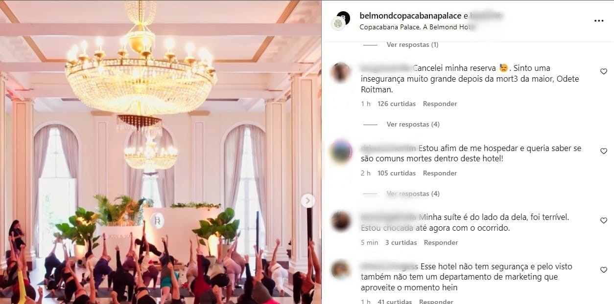 ‘Justiça por Odete!’ Internautas zoam redes do Copacabana Palace depois de cena icônica