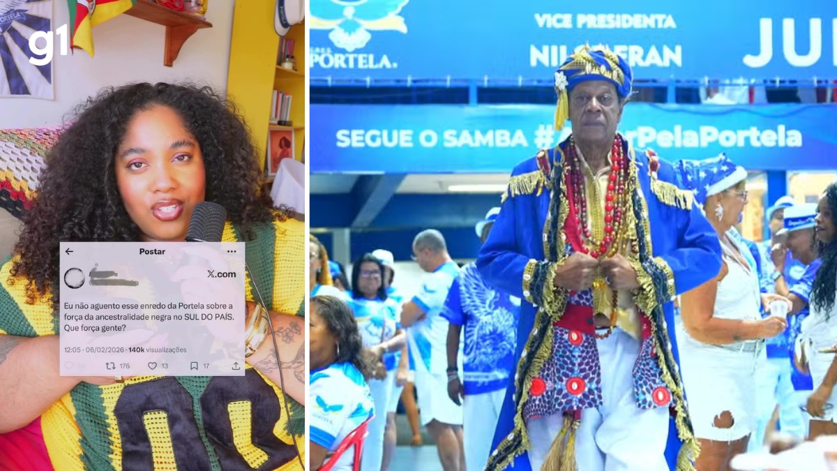 'Não existe só um jeito de ser preto no Brasil': após crítica a enredo da Portela, escritora gaúcha defende relevância do movimento negro no RS 