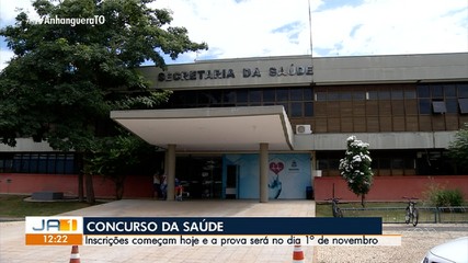 Concurso da Saúde do Tocantins abre inscrições