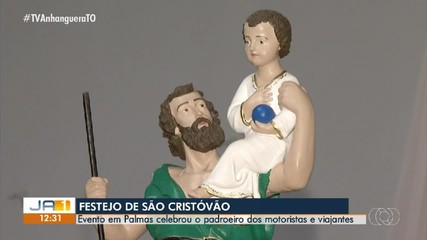 Festejo de São Cristóvão: fiéis celebram o padroeiro dos motoristas e viajantes