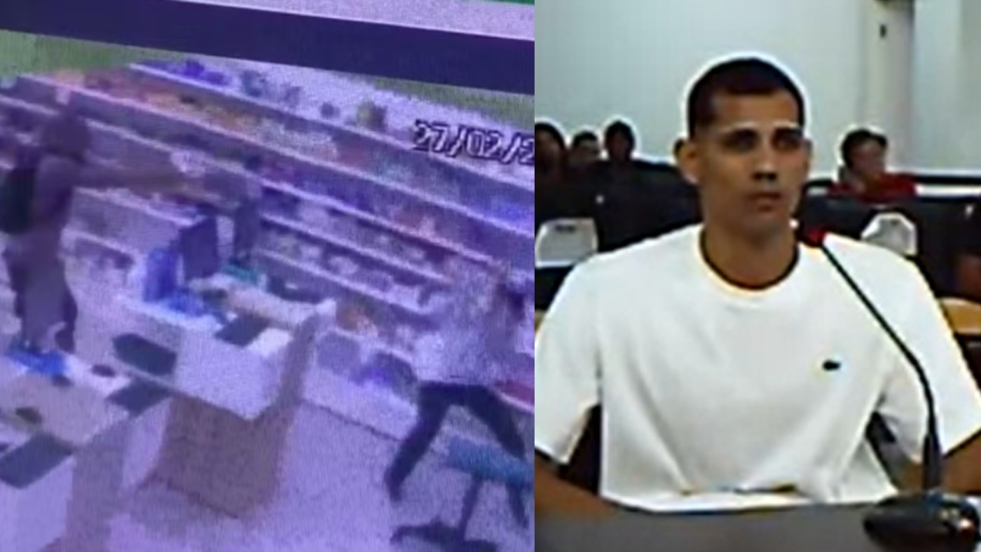 Homem confessa ter matado funcionário de farmácia no PR porque vítima iria estudar na faculdade da esposa; crime foi filmado