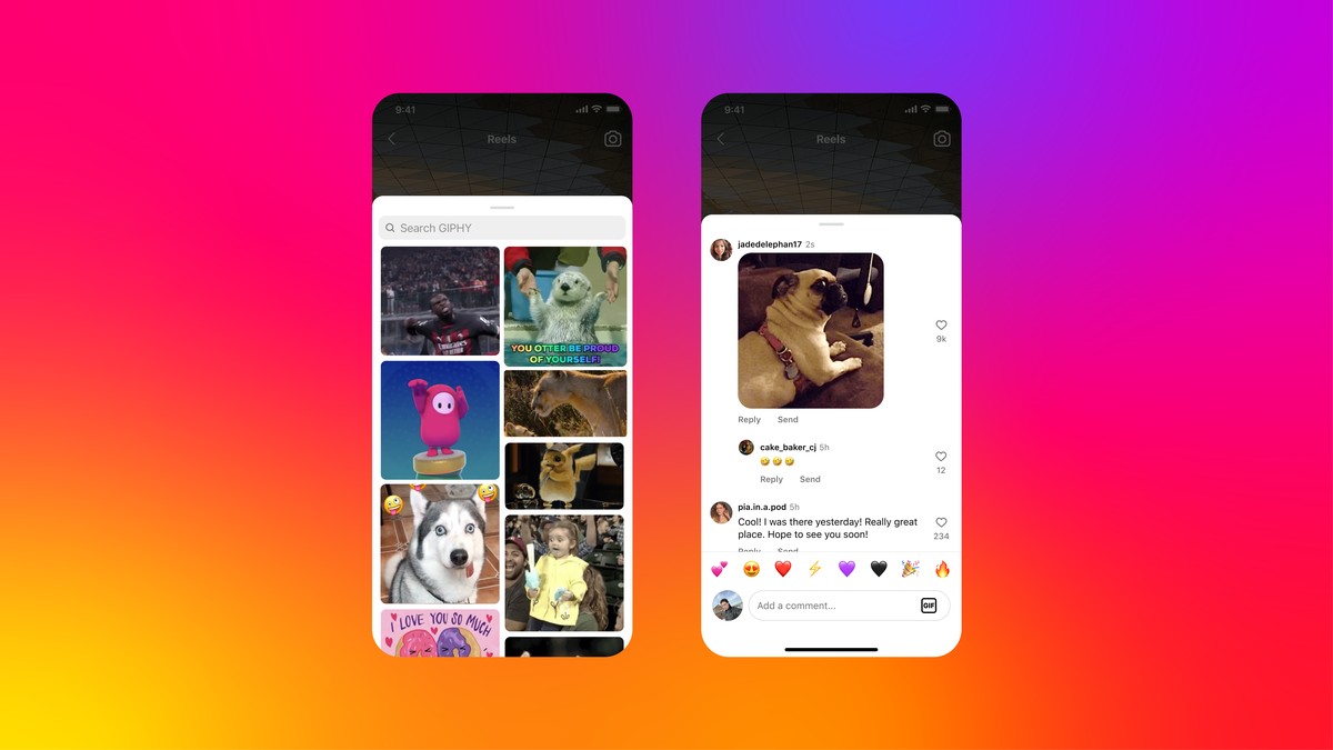 Instagram now lets you use GIFs in photo and video comments
