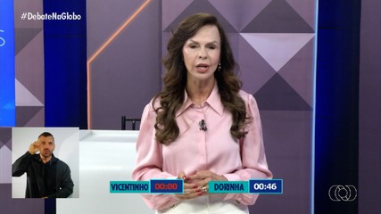Professora Dorinha (União Brasil) faz suas considerações finais no debate do segundo turno