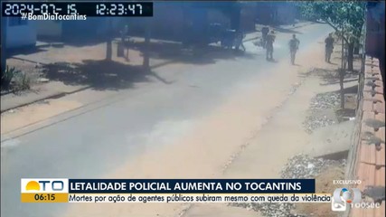 Tocantins registra aumento da letalidade policial durante ações de agentes públicos