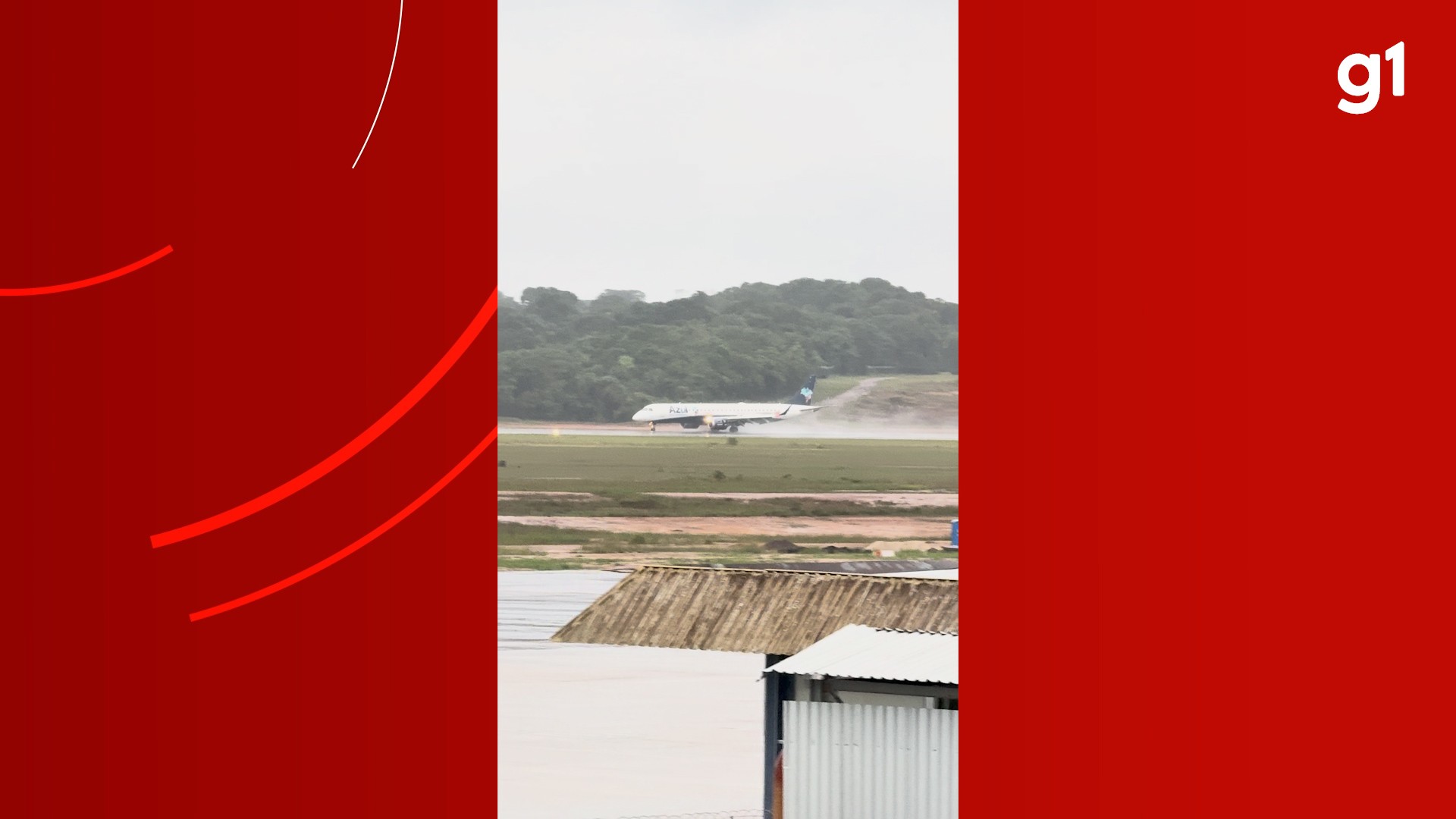 VÍDEO: Avião colide contra pássaros e faz pouso de emergência ao retornar para aeroporto de Manaus