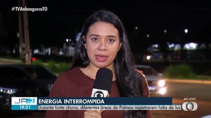 Bairros de Palmas têm energia interrompida após fortes chuvas