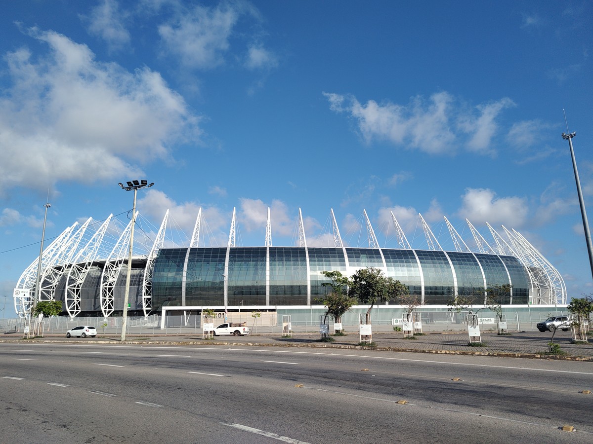 Com um jogo a cada 2,8 dias, Arena Castelão é o estádio com mais