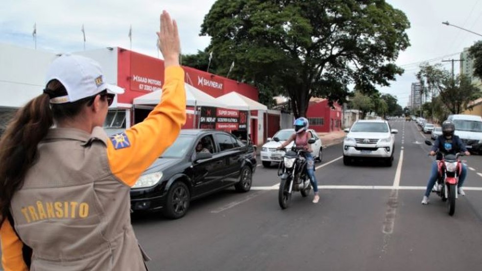 Interdições durante fim de semana de Carnaval em Campo Grande. — Foto: Reprodução