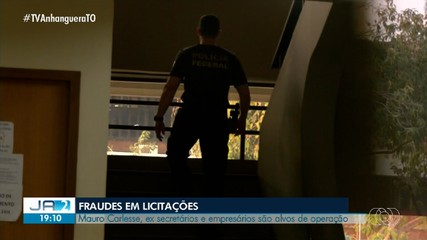 Mauro Carlesse, ex-secretários e empresários são alvos da operação da PF