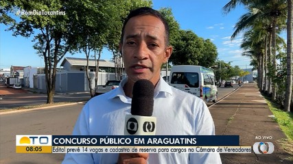 Araguatins publica edital de concurso público para Câmara de Vereadores