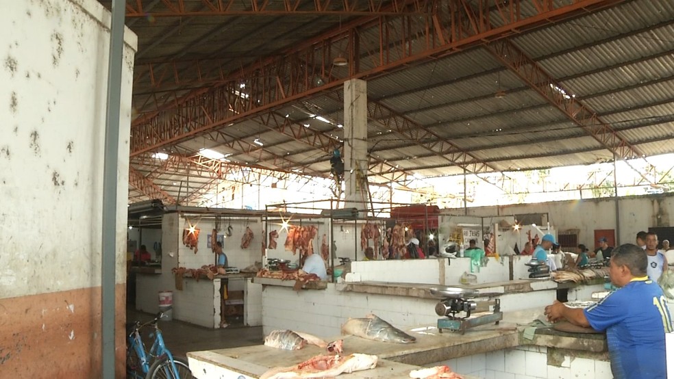Feira do Barreiro, em Belém, COP 30. — Foto: Reprodução/TV Liberal