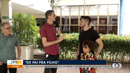 De pai para filho: oficina será realizada no Espaço Cultural