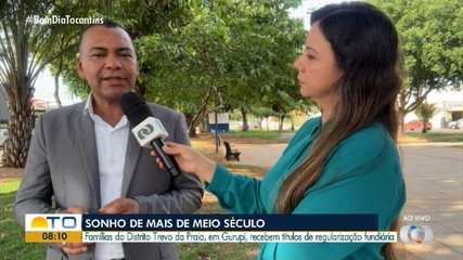 Famílias do Distrito Trevo da Praia recebem títulos de regularização fundiária em Gurupi