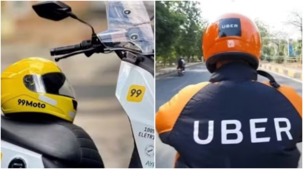 Serviço voltará a ser oferecido pela 99 e Uber — Foto: Reprodução
