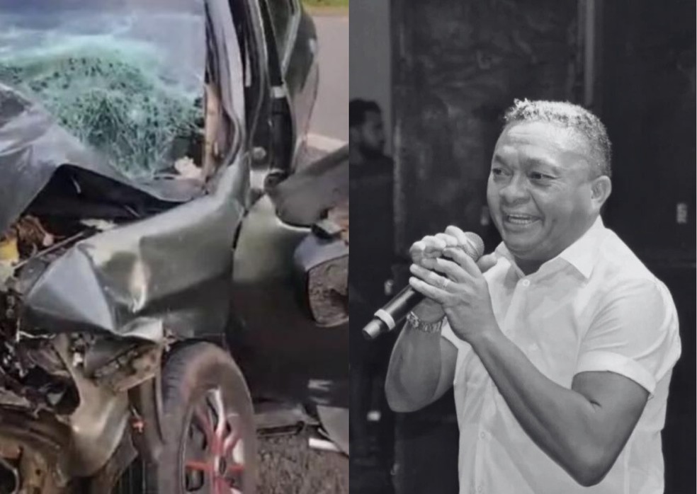 Cantor morre após colisão frontal com caminhão na BR-230 em São João da Varjota — Foto: Reprodução
