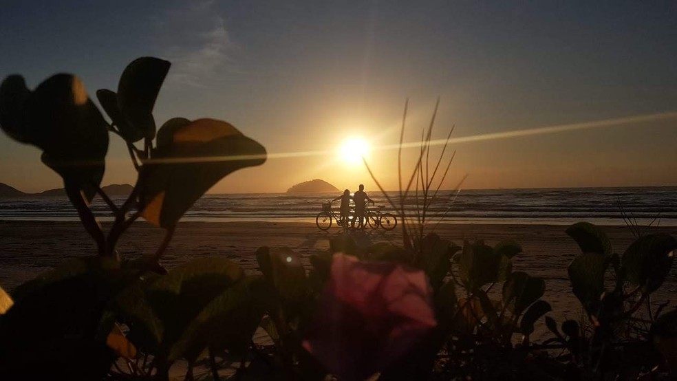 Litoral do Paraná durante o verão, em dezembro de 2019 — Foto: Natalia Filippin/G1